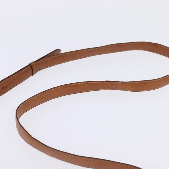 CELINE Macadam Canvas Shoulder Bag Pvc Leather Brown Gold - Picture 8 of 13